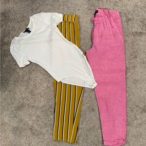 2 pants and 1 bodysuit bundle (3 items total)